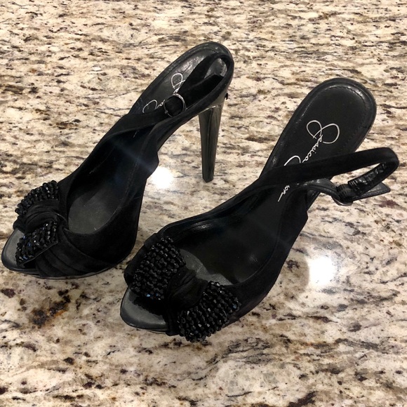 Jessica Simpson black heels - Picture 2 of 9